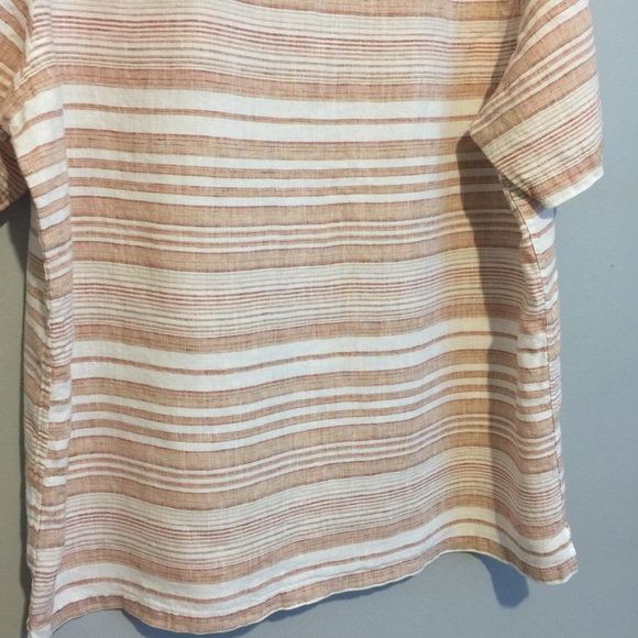 Tasso Elba Linen short sleeve polo shirt size XL - Picture 9 of 11